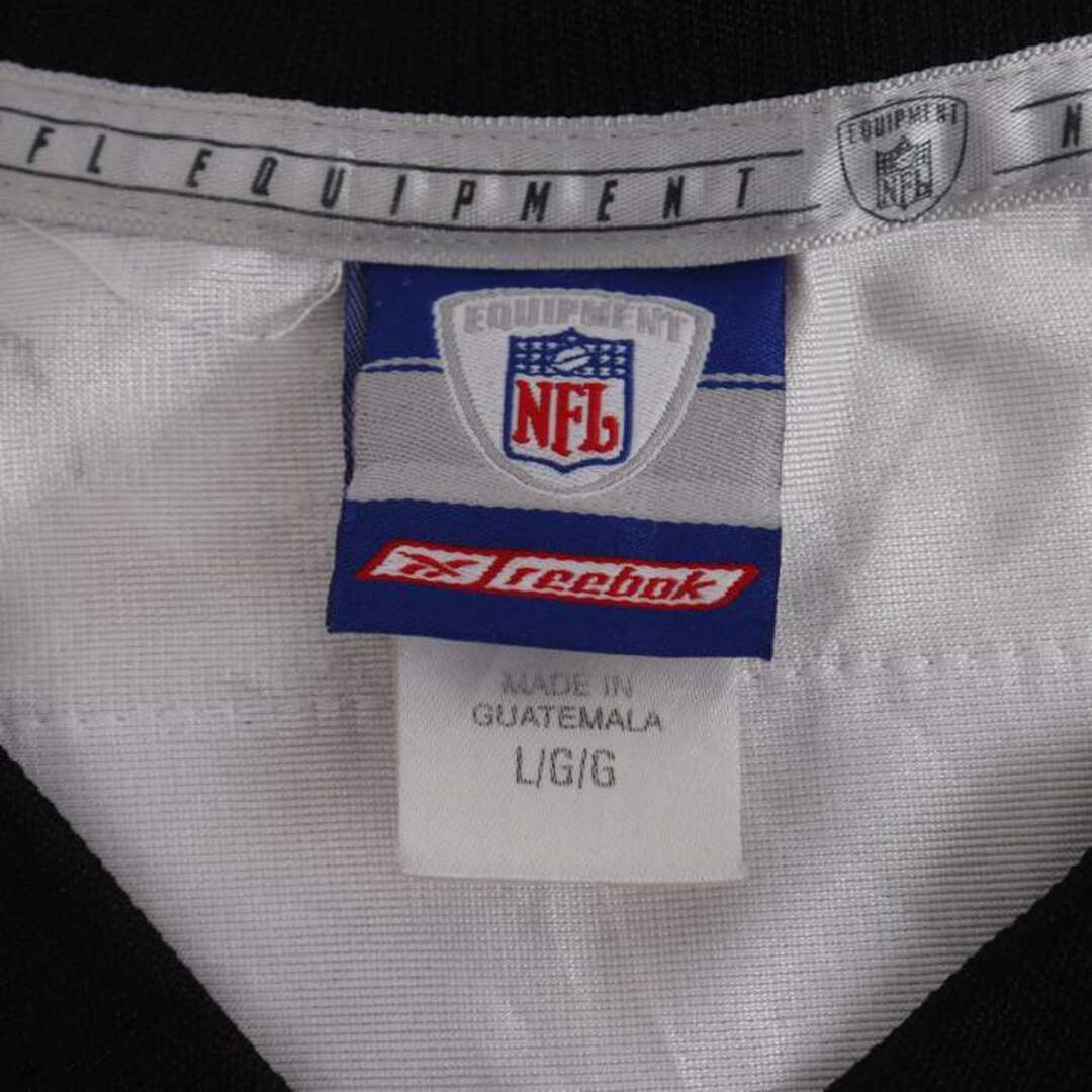 Reebok(リーボック)のリーボック Tシャツ アメフト ユニフォーム NFL #87 ゲームシャツ 大きいサイズ US 古着 メンズ Lサイズ ホワイト Reebok メンズのトップス(その他)の商品写真