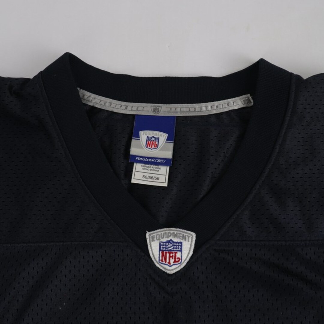 Reebok(リーボック)のリーボック Tシャツ 半袖 アメフト ユニフォーム NFL #54 ゲームシャツ 大きいサイズ US 古着 メンズ 56サイズ ネイビー Reebok メンズのトップス(その他)の商品写真