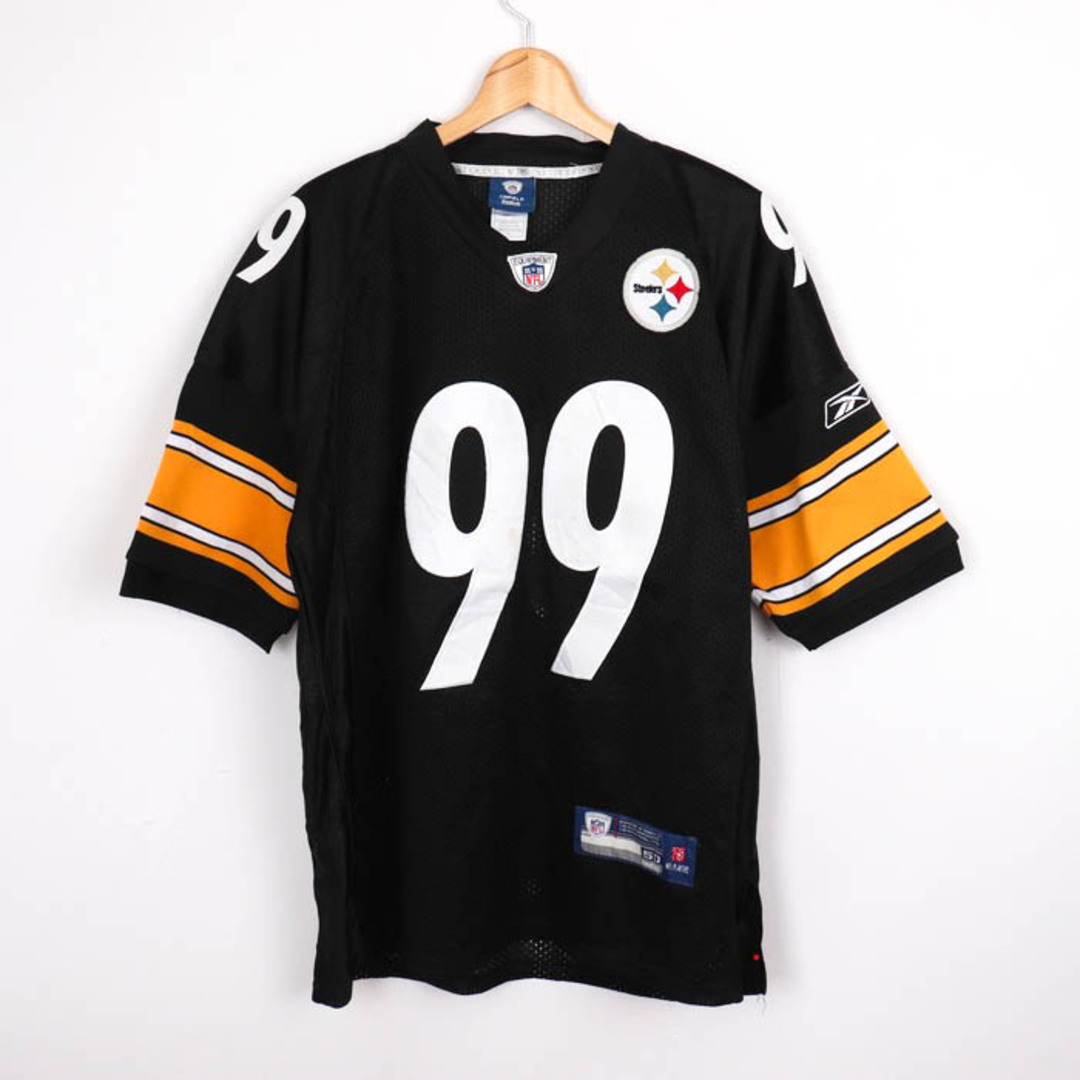 リーボック Tシャツ アメフト ユニフォーム NFL #99 ゲームシャツ 大きいサイズ US  メンズ 50サイズ ブラック Reebok