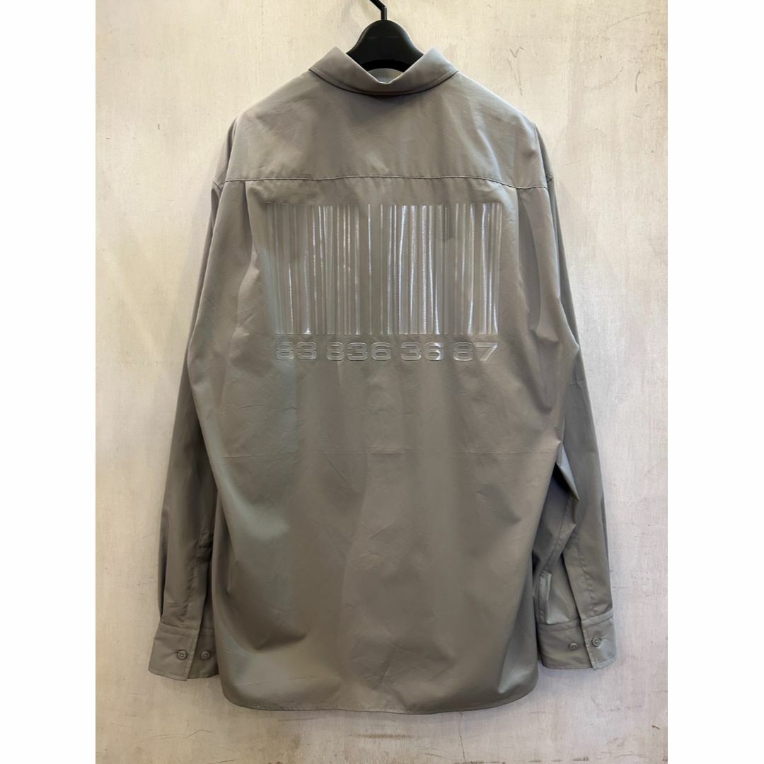 新品 23SS VTMNTS BARCODE SHIRT VETEMENTS | mawadgroup.com