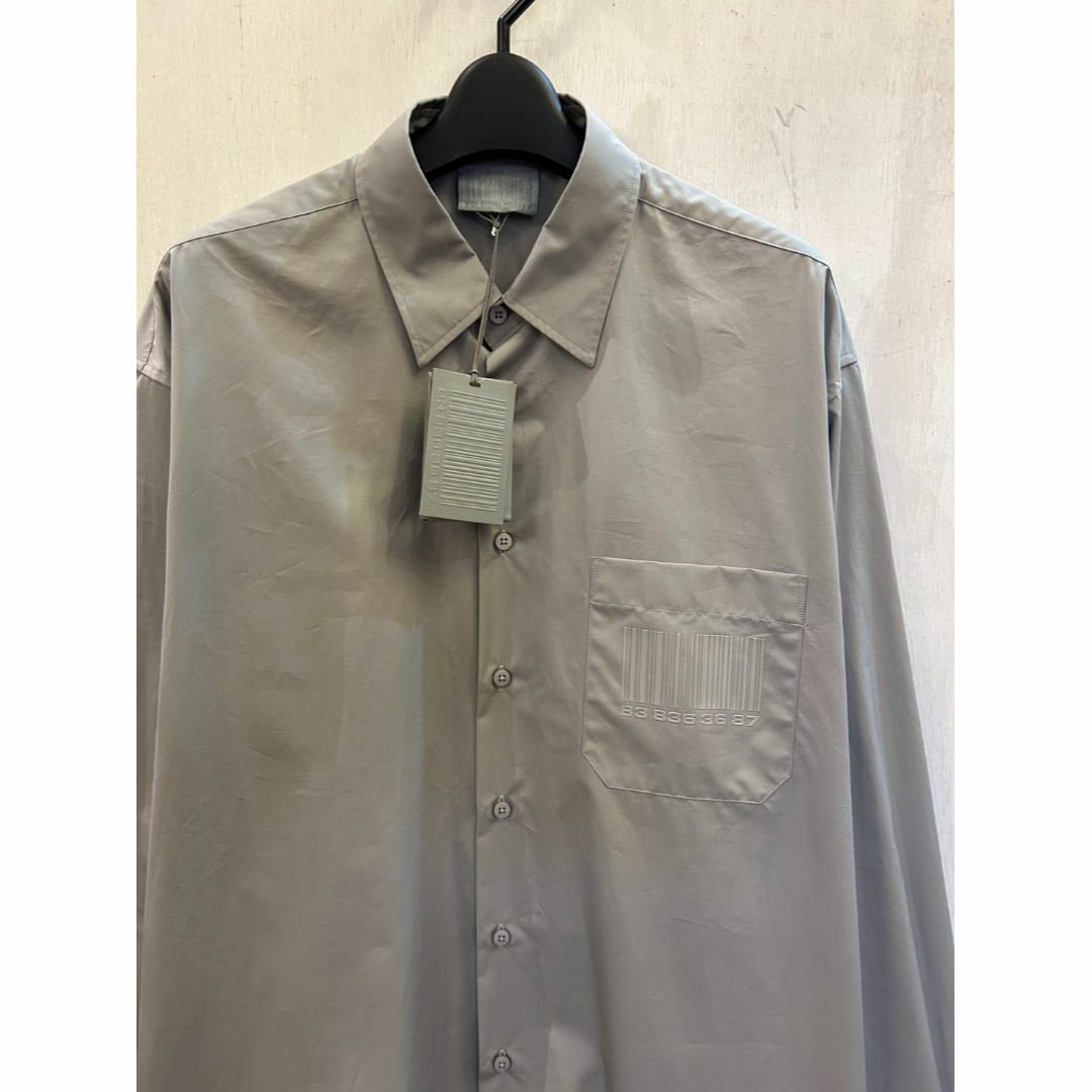 新品 23SS VTMNTS BARCODE SHIRT VETEMENTS | mawadgroup.com