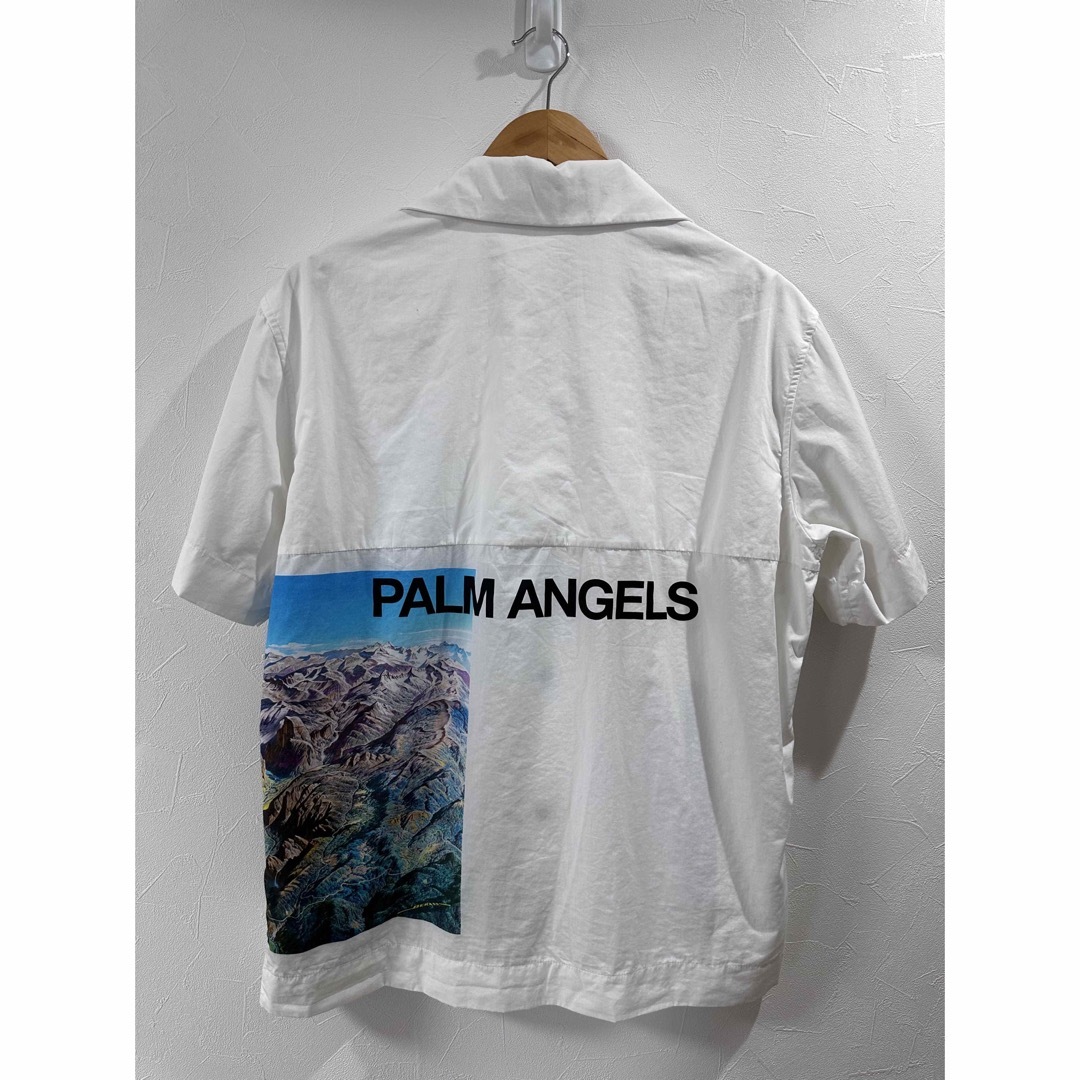 PALM ANGELS(パームエンジェルス)のPalm Angels ロゴプリントアロハシャツ　40 メンズのトップス(シャツ)の商品写真