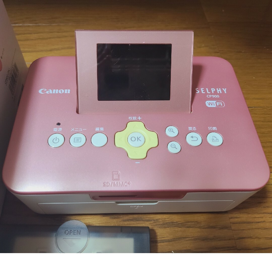 Canon(キヤノン)のCanon SELPHY フォトプリンター CP900(PK) スマホ/家電/カメラのPC/タブレット(PC周辺機器)の商品写真