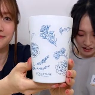 ロクシタン(L'OCCITANE)のロクシタン　ノベルティ　フローラル　サーモスタンブラー　ドリンクホルダー　コップ(タンブラー)