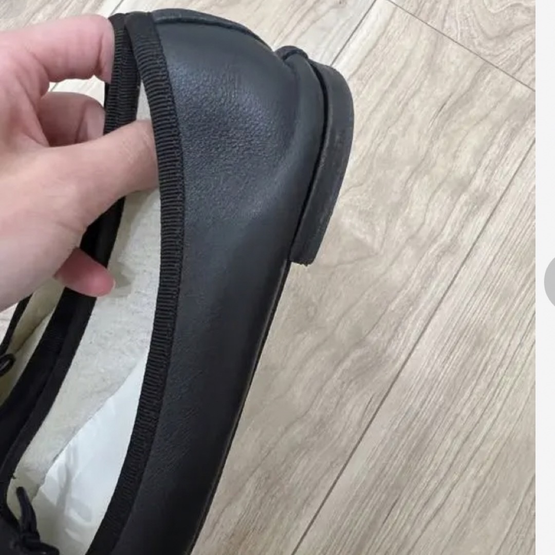 レペット repetto ブラック フラットシューズ バレーシューズ