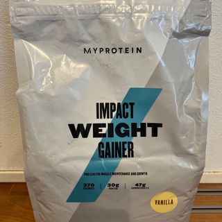 マイプロテイン(MYPROTEIN)の訳あり　マイプロテイン  ウェイトゲイナー　バニラ　2.5kg(トレーニング用品)