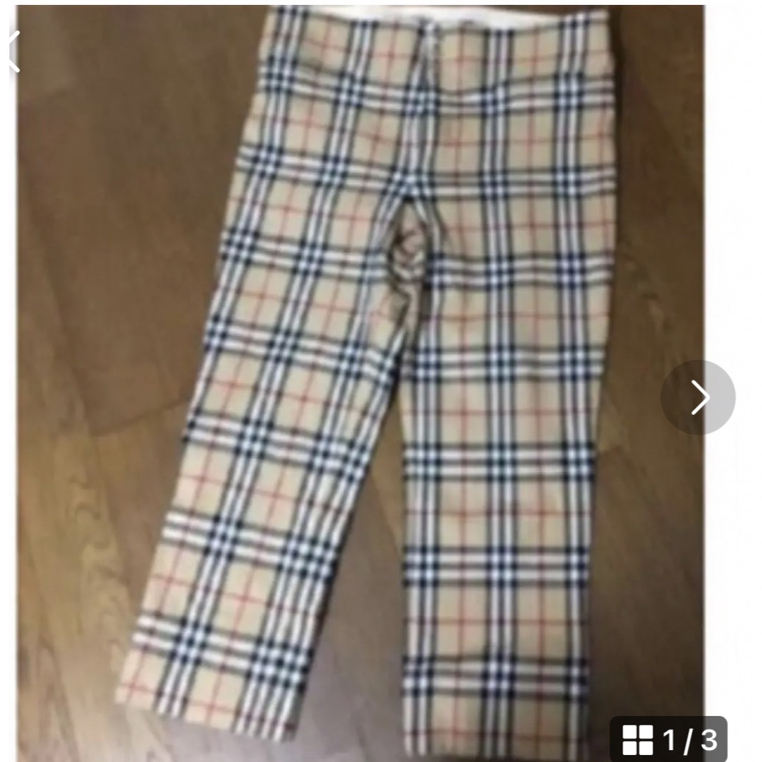 BURBERRY BLUE LABEL(バーバリーブルーレーベル)のバーバリーブルーレーベル　ストレッチ レディースのパンツ(クロップドパンツ)の商品写真