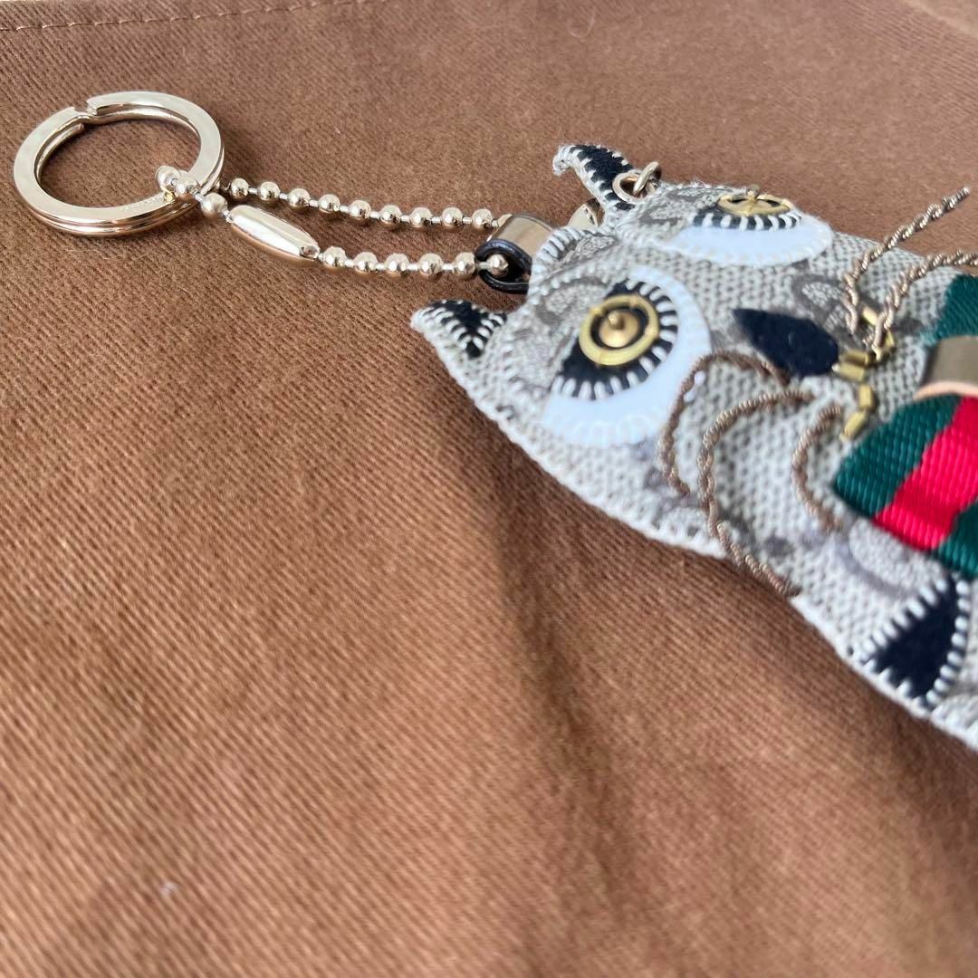 GUCCI グッチ ネコ チャーム 猫 キーホルダー ボリス BORIS-