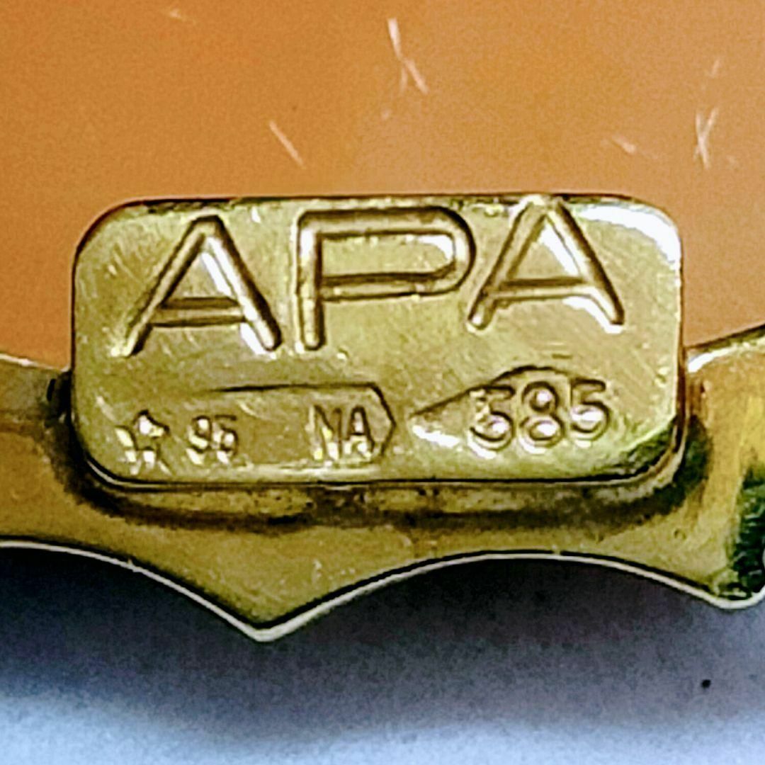 【激レア】ビンテージ美品 ★カメオ ★14K刻印 585APA ダイヤモンド付