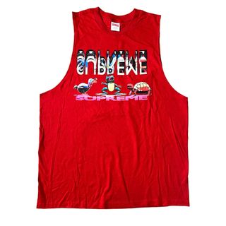 シュプリーム(Supreme)の[SUPREME] USA製 17AWFriends tee タンクトップス L(タンクトップ)