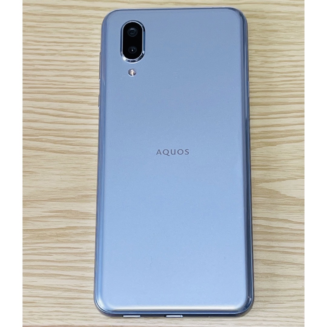 AQUOS(アクオス)の【SALE】SHARP AQUOS sense3 plus ムーンブルー　 スマホ/家電/カメラのスマートフォン/携帯電話(スマートフォン本体)の商品写真