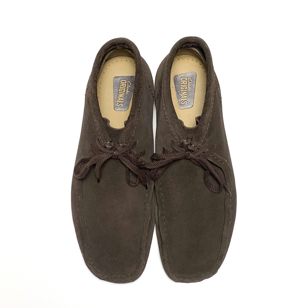 ☆良品 クラークス Clarks ワラビー スエードレザー ショートブーツ 濃茶 ブーツ