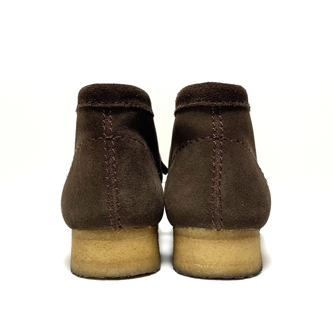 ☆良品 クラークス Clarks ワラビー スエードレザー ショートブーツ 濃茶 ブーツ