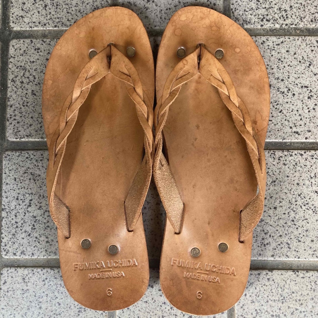 人気新番 fumika uchida フミカウチダ サンダル ブラック 完売の通販