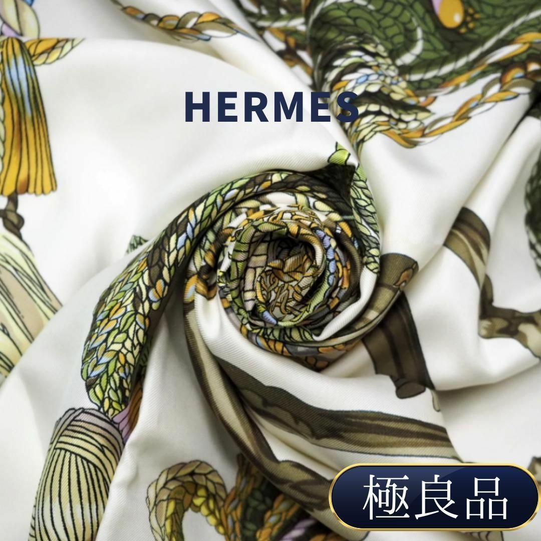 エルメス カレ90 Le Timbalier ティンパニ奏者 スカーフ レディース ピンク HERMES  【アパレル・小物】