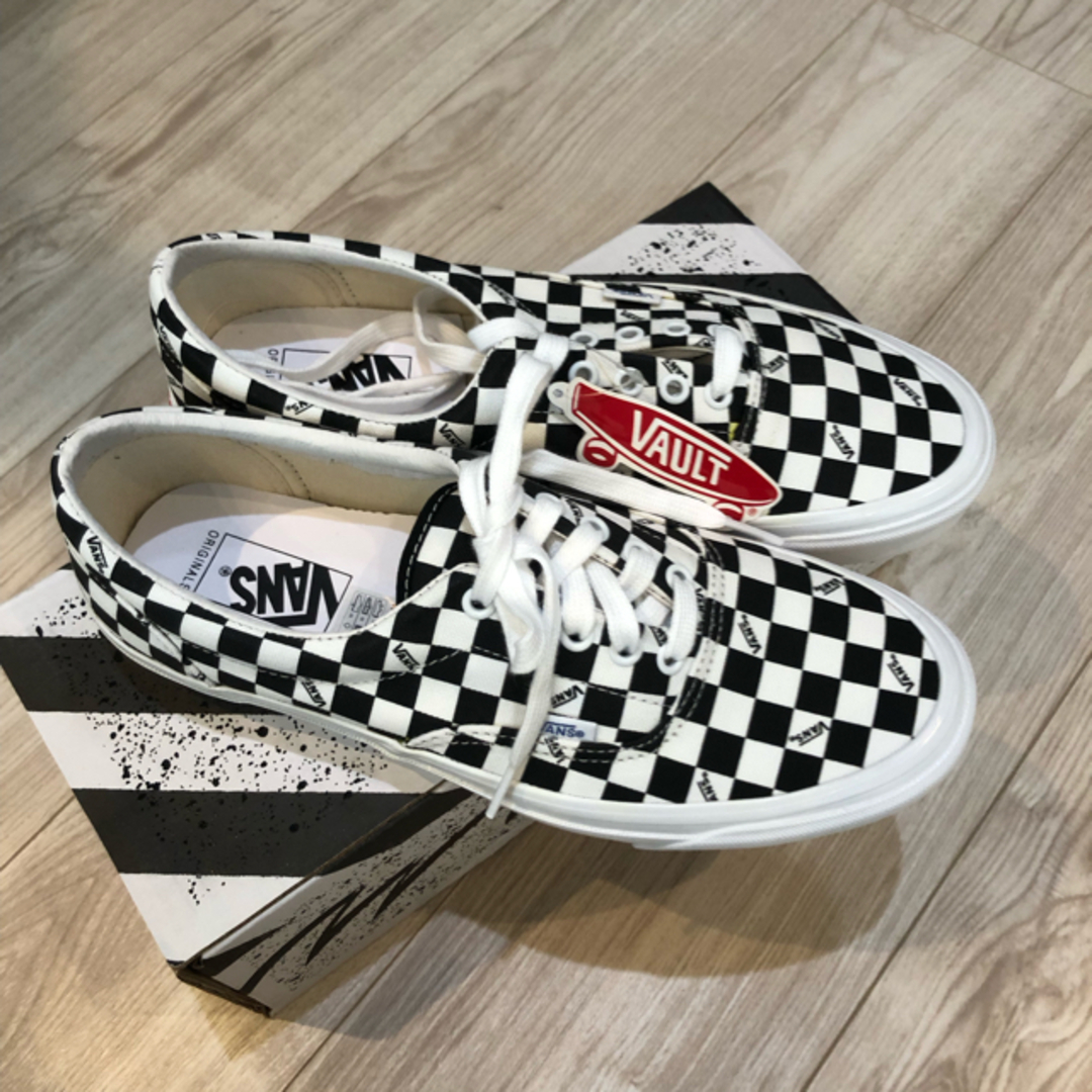 メンズ新品 VANS VAULT ERA チェッカー ロゴ バンズ ヴォルト エラ