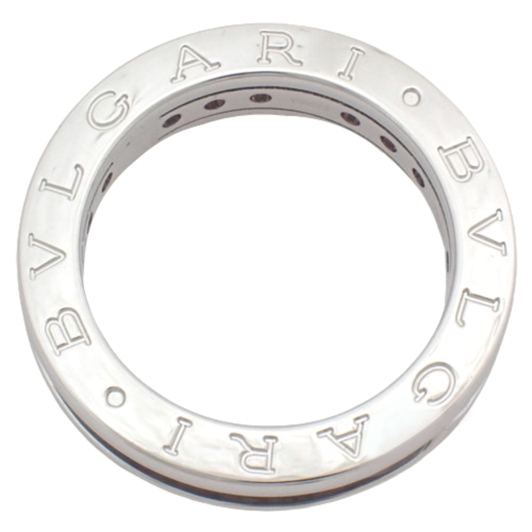 ブルガリリング・指輪 ビー・ゼロワン リング K18 ホワイトゴールド WG シルバー銀 40802050026