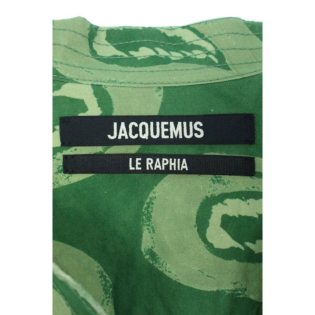 ジャックムス JACQUEMUS  23SS  235SH044 ペイズリー総柄切りっぱなし半袖シャツ  メンズ 44