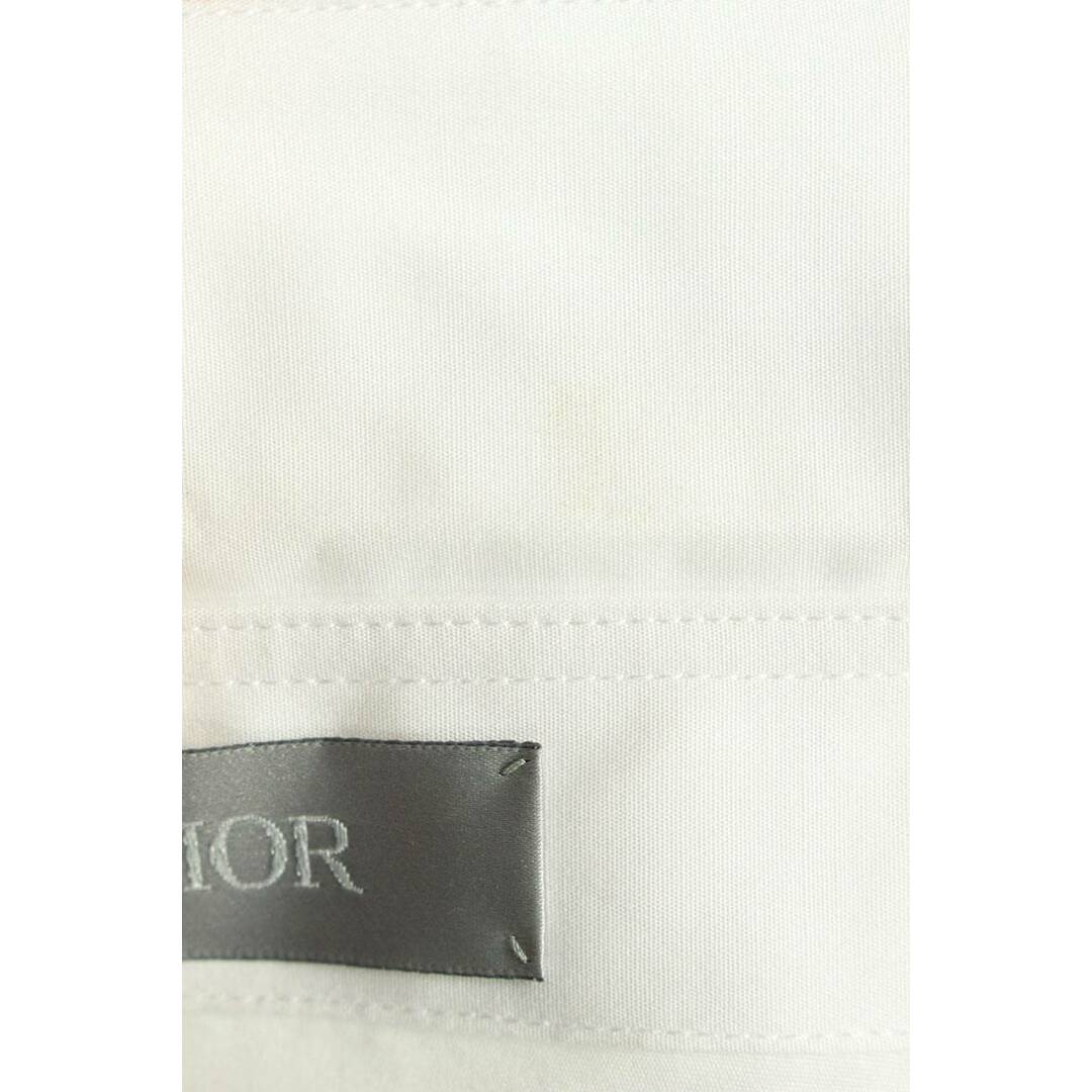 DIOR HOMME(ディオールオム)のディオールオム  18SS  463C541W6680 襟ロゴ刺繍比翼ボタン長袖シャツ  メンズ 38 メンズのトップス(シャツ)の商品写真