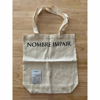 ノンブルアンベール(nombre impair)のNOMBRE IMPAIR  トートバッグ　アルガンオイルおまけつき(エコバッグ)