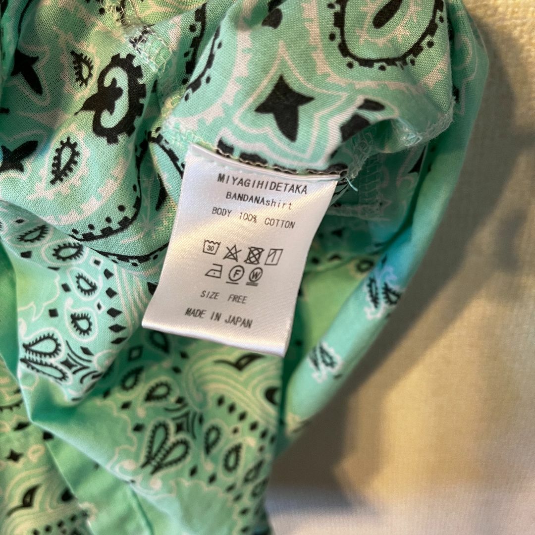 MIYAGI HIDETAKA BANDANA L/S Shirt XLサイズ