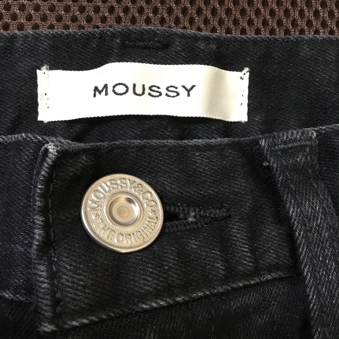 moussy(マウジー)の【美品】 HW Rebirth L/BLACK SKINNY 26 MOUSSY レディースのパンツ(デニム/ジーンズ)の商品写真