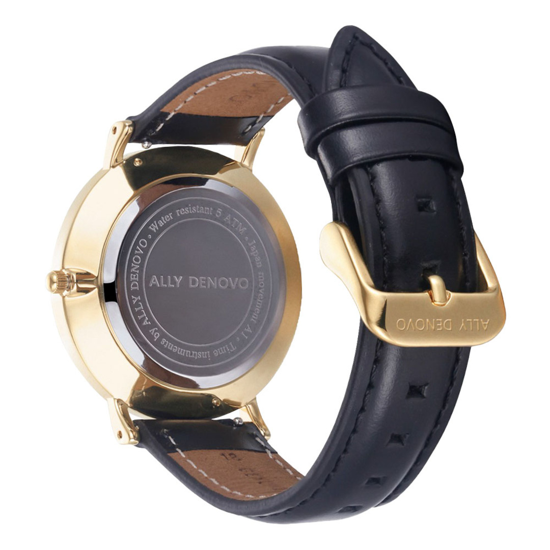 ALLY DENOVO(アリーデノヴォ)の【新品】アリーデノヴォ ALLY DENOVO 腕時計 レザーベルト レディース 時計 ガイア パール 真珠 Gaia Pearl 36mm AF5003.8 レディースのファッション小物(腕時計)の商品写真