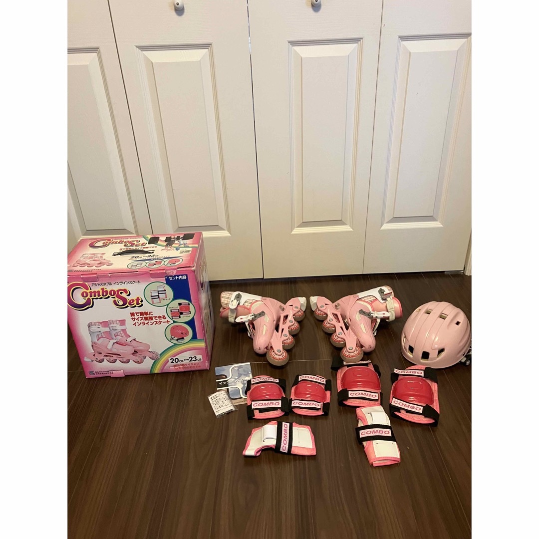 キッズ インラインスケートセット 20~23センチ