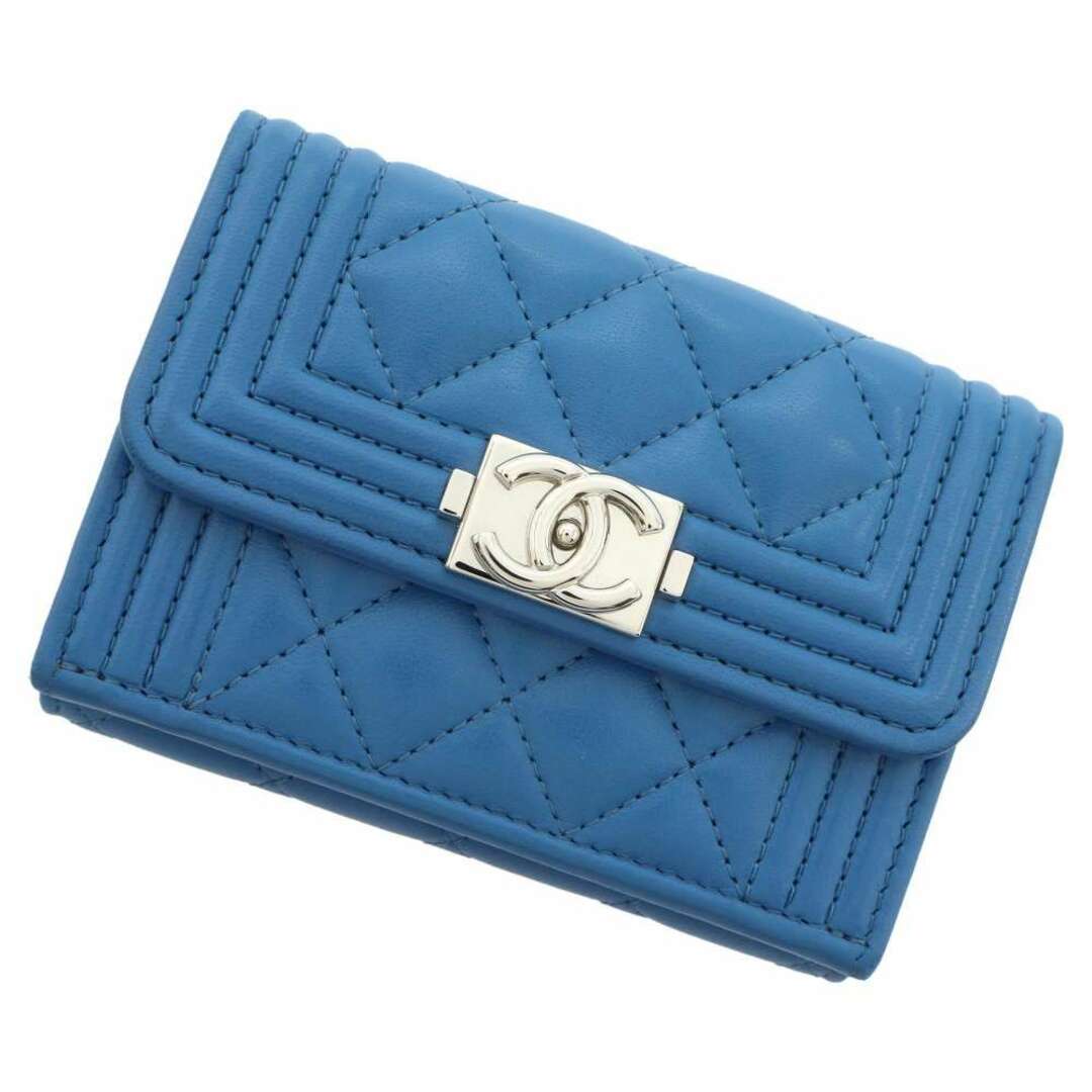 CHANEL - シャネル 三つ折財布 ボーイシャネル A84432 ココマーク