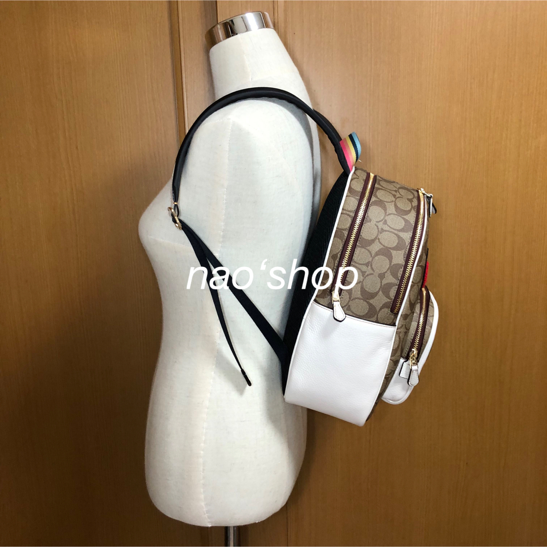COACH - 【新品】COACH スヌーピー シグネチャー ワッペン バック