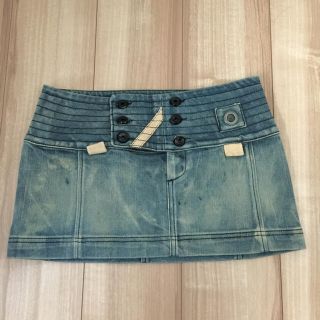 ディーゼル(DIESEL)の【美品】DIESEL デニムミニスカート✴︎(ミニスカート)