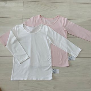 ユニクロ(UNIQLO)のUNIQLO 100㎝　長袖シャツ2枚(下着)