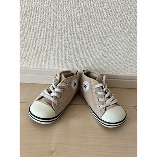 オールスター(ALL STAR（CONVERSE）)のオールスター　コンバース　13.5 ベージュ(スニーカー)