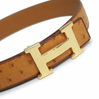 即発送可能】 美品✨エルメス ベルト ダークブラウン レザー