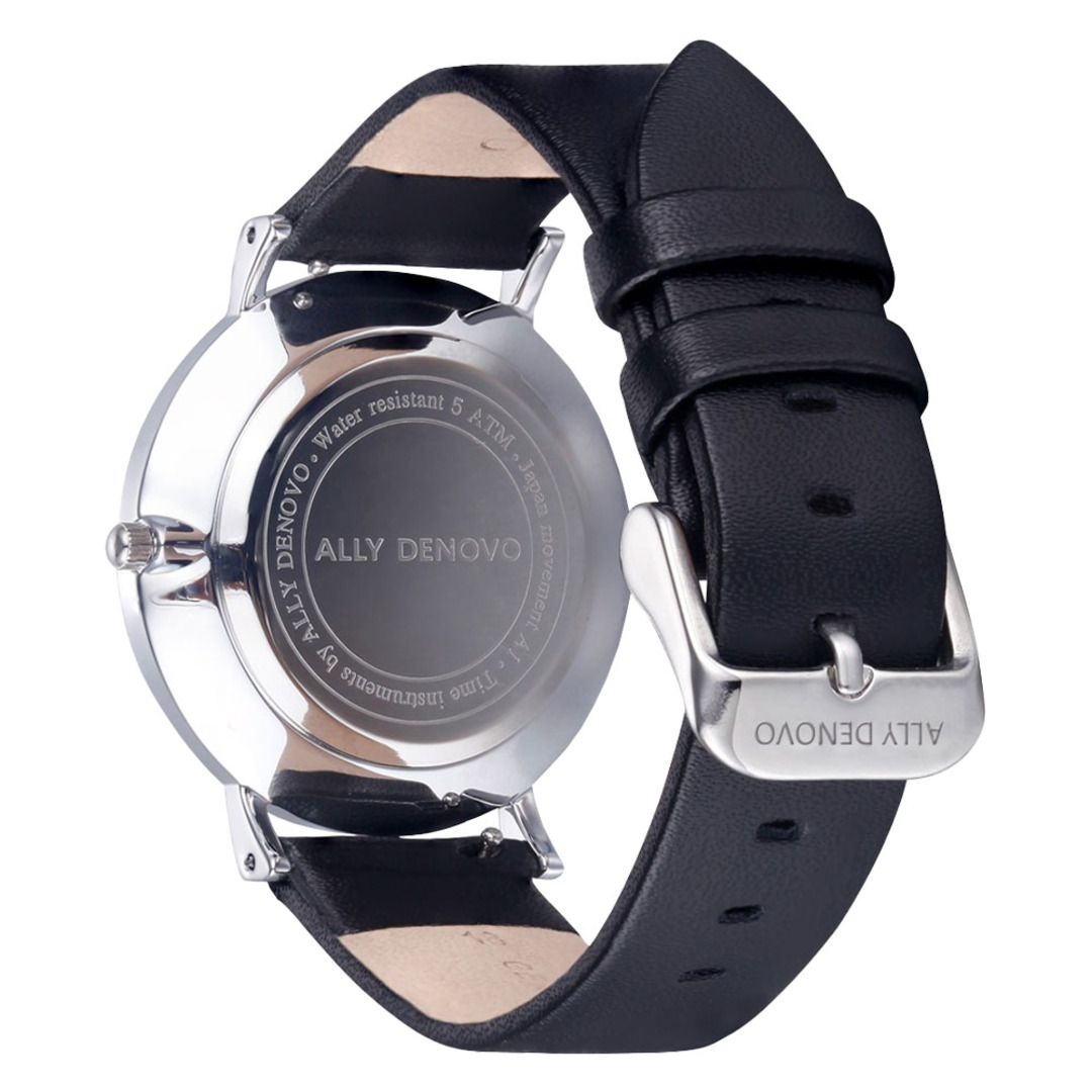 【新品】アリーデノヴォ ALLY DENOVO 腕時計 レザーベルト レディース 時計 リリー マーブル Lily Marble 36mm 大理石 AF5019.1素材ケース