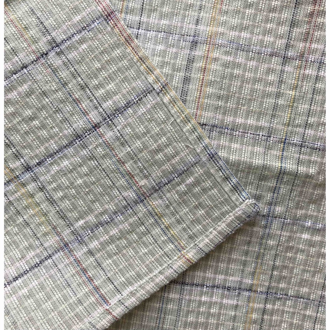 しじら織り、生地、ハギレ、ハンカチ　11枚セット ハンドメイドの素材/材料(生地/糸)の商品写真