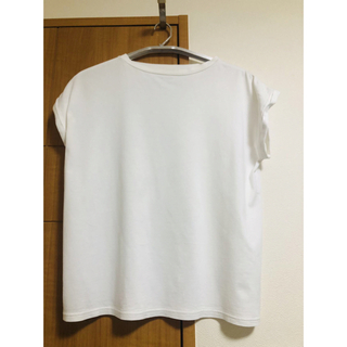 エンフォルド(ENFOLD)のエンフォルド　　スビンテンジク　Tシャツ　カットソー　38号　ホワイト(カットソー(半袖/袖なし))