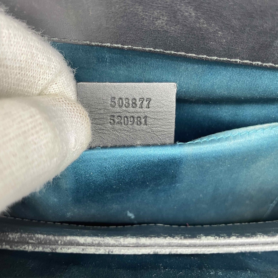 GUCCI オフィディア チェーン ショルダーバッグ GGマーモント