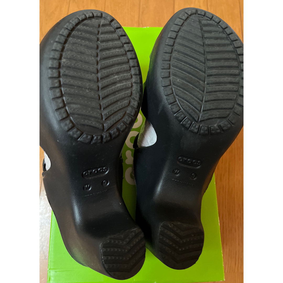 crocs(クロックス)の美品　クロックス　黒　W9 25.0cm 25.5cm    サイプラス5 レディースの靴/シューズ(サンダル)の商品写真