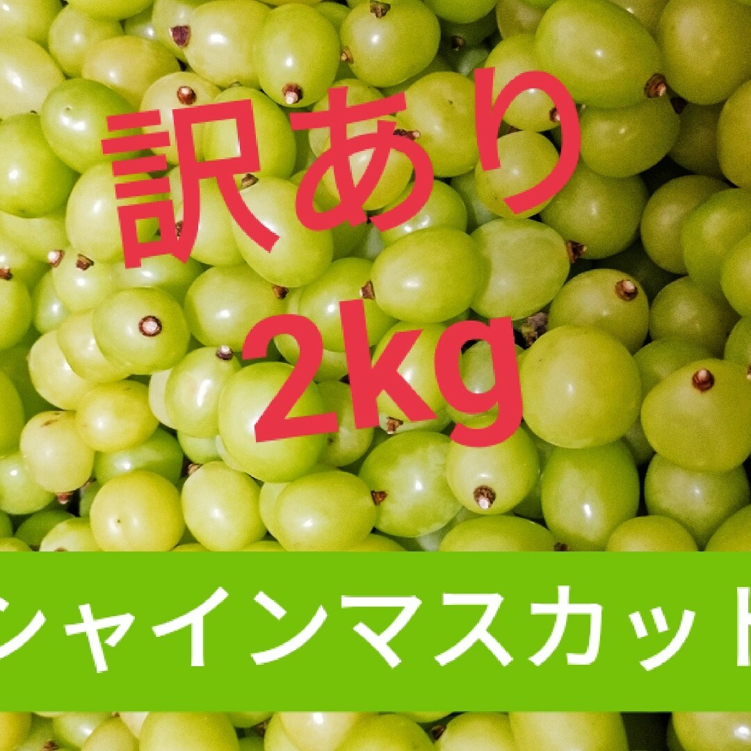 値下げ！③山形県産シャインマスカット 粒2kg - 果物