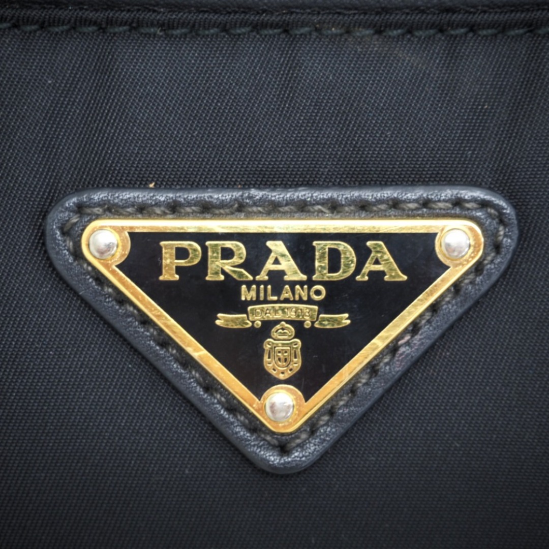 プラダ PRADA ハンドバッグ
 三角プレート ブラック