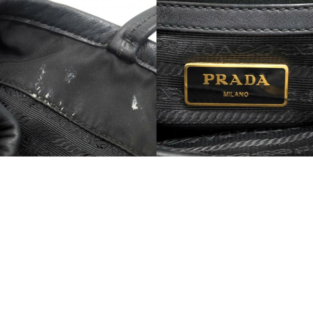 プラダ PRADA ハンドバッグ
 三角プレート ブラック