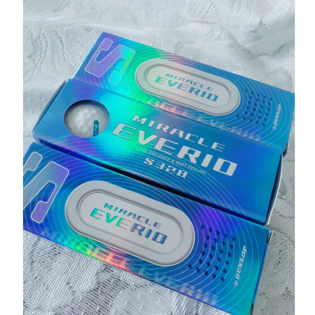 ★DUNLOPゴルフボール★EVERIO★９個 スポーツ/アウトドアのゴルフ(クラブ)の商品写真