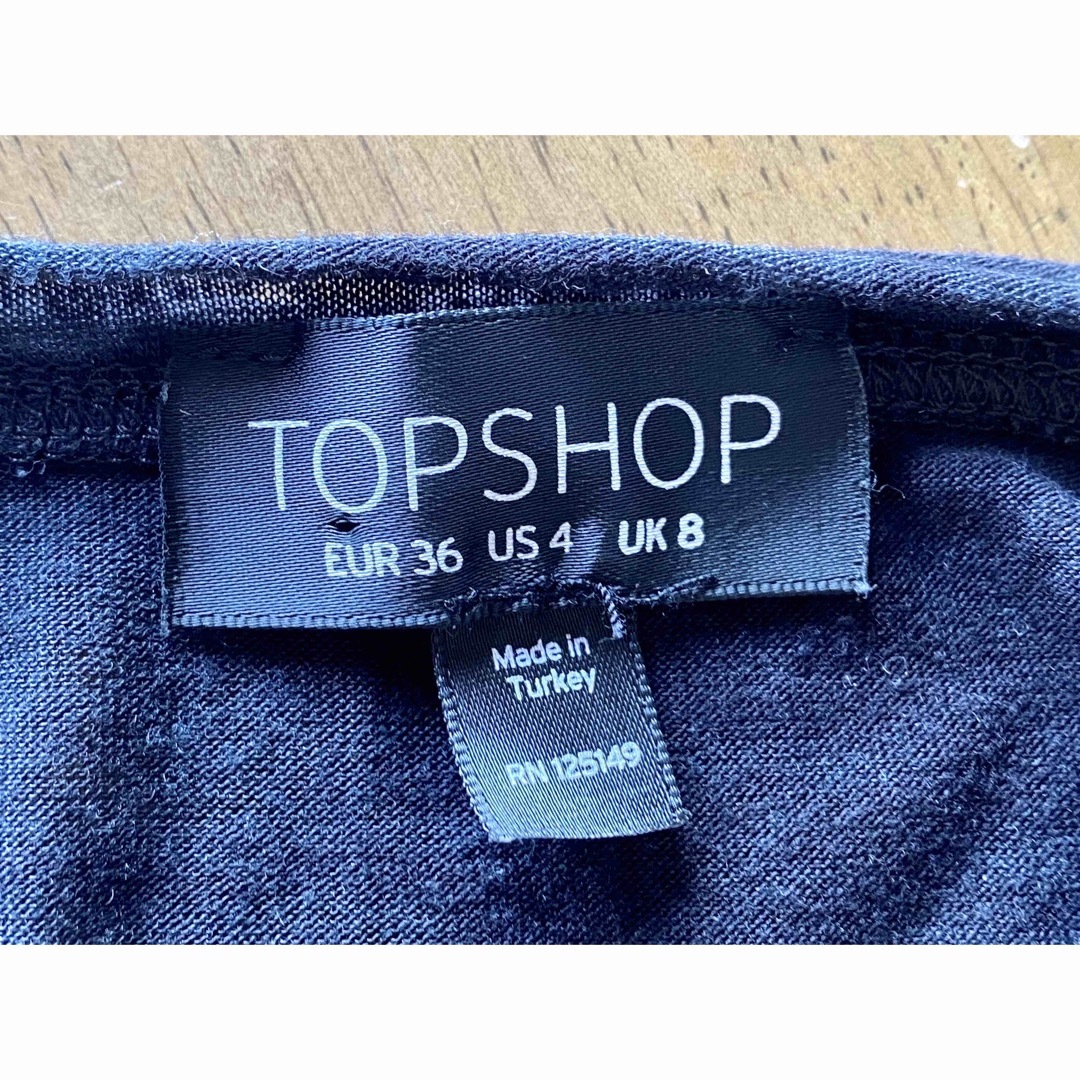 TOPSHOP(トップショップ)の【TOP SHOP】タンクトップ ブラック レディースのトップス(タンクトップ)の商品写真