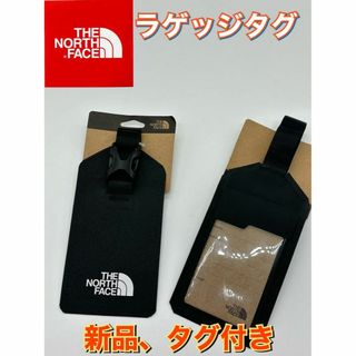 ザノースフェイス(THE NORTH FACE)の新品未使用　ザ・ノースフェイス　ペブルラゲッジタグ　ブラック　ネームホルダー(その他)