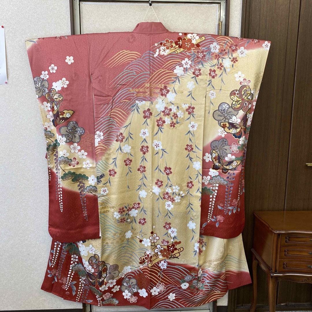 【祝いの日に】本振袖 長襦袢2点セット 身丈155.5㎝ 5E-075 | フリマアプリ ラクマ