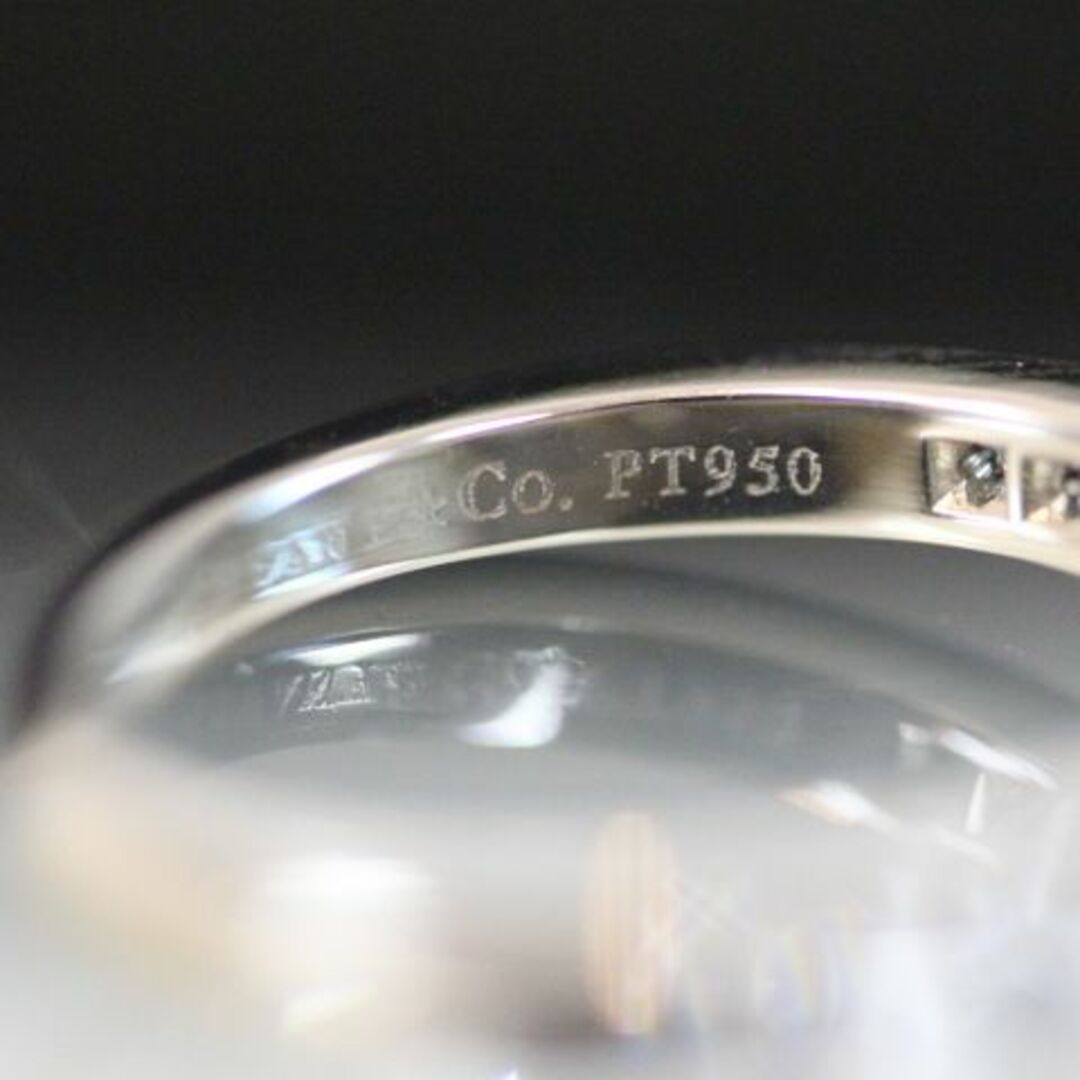 Tiffany & Co.(ティファニー)の定価150万円 ティファニー 0.67ct リボン ダイヤリング Pt950 レディースのアクセサリー(リング(指輪))の商品写真