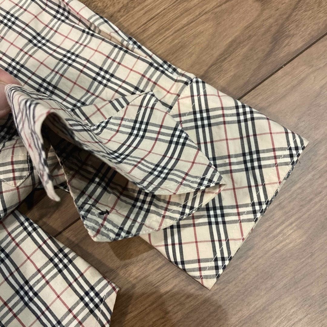 BURBERRY BLUE LABEL(バーバリーブルーレーベル)の【極美品】Burberry バーバリー 綿 長袖 シャツ ノヴァチェック レディースのトップス(シャツ/ブラウス(長袖/七分))の商品写真