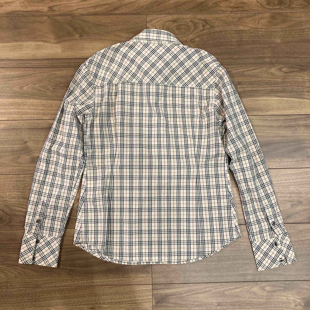 BURBERRY BLUE LABEL(バーバリーブルーレーベル)の【極美品】Burberry バーバリー 綿 長袖 シャツ ノヴァチェック レディースのトップス(シャツ/ブラウス(長袖/七分))の商品写真