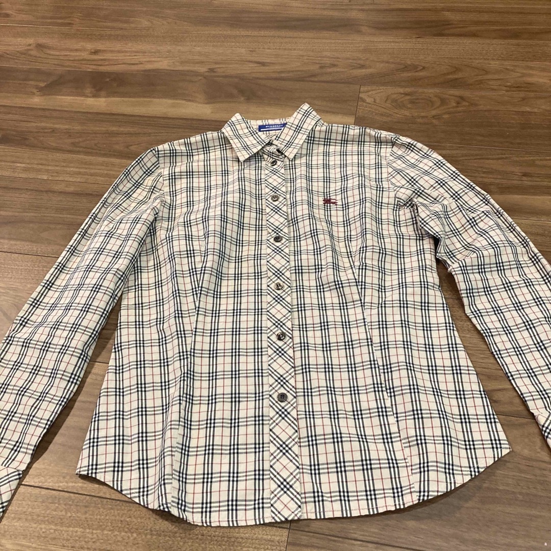 BURBERRY BLUE LABEL(バーバリーブルーレーベル)の【極美品】Burberry バーバリー 綿 長袖 シャツ ノヴァチェック レディースのトップス(シャツ/ブラウス(長袖/七分))の商品写真